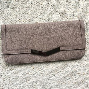 Time's Arrow Clutch - Taupe